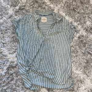 lightly worn striped tee